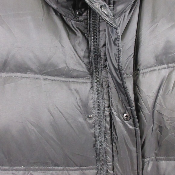 Tumi Tech Men's Black Down Feather Filled Puffer Jacket XL Coat Winter Ski - Picture 6 of 16